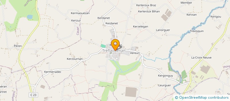 localisation de l'entreprise MADAME CAROLINE GUENOLE  TREFLAOUENAN