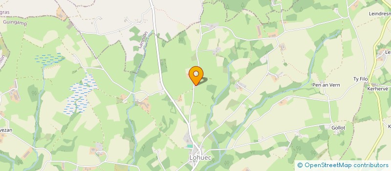 localisation de l'entreprise MADAME CAROLINE GUENVER à LOHUEC