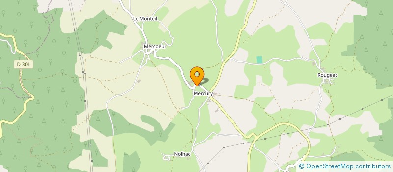 localisation de l'entreprise MADAME CAROLINE GUERIN  SAINT PRIVAT D'ALLIER