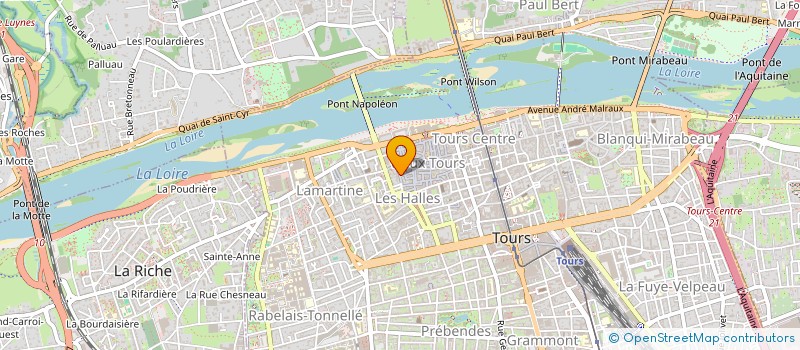 localisation de l'entreprise MADAME CAROLINE GUERRE  TOURS