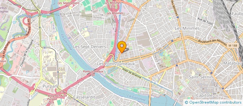 localisation de l'entreprise MADAME CAROLINE GUERTON à TOULOUSE