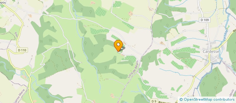 localisation de l'entreprise MADAME CAROLINE GUICHARROUSSE  LUCQ-DE-BEARN