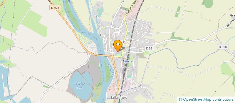 localisation de l'entreprise MADAME CAROLINE GUILBERT  SEURRE