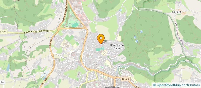 localisation de l'entreprise MADAME CAROLINE GUILHOT  VOIRON