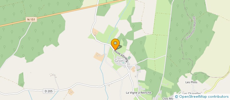 localisation de l'entreprise MADAME CAROLINE GUILLAUDEAU à GRON