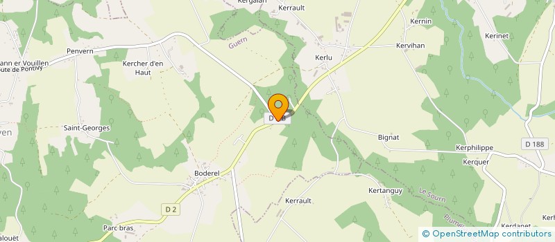 localisation de l'entreprise MADAME CAROLINE GUILLEAU  GUERN