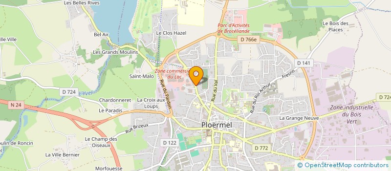 localisation de l'entreprise MADAME CAROLINE GUILLOT  PLOERMEL