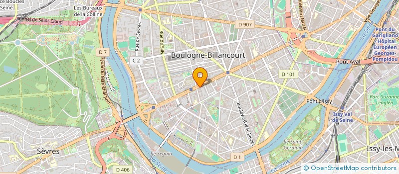 localisation de l'entreprise MADAME CAROLINE GUIRAUD à BOULOGNE-BILLANCOURT