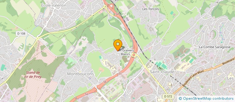 localisation de l'entreprise MADAME CAROLINE GUNTHER  BESANCON