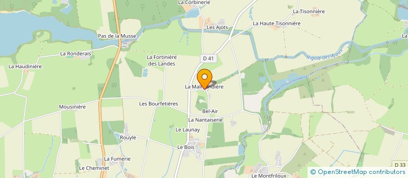 localisation de l'entreprise MADAME CAROLINE GUYOT-CUSSONNEAU à JOUE-SUR-ERDRE