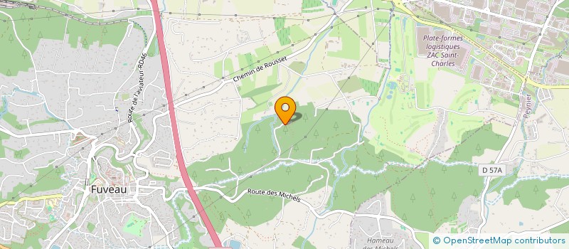 localisation de l'entreprise MADAME CAROLINE HAAS  FUVEAU