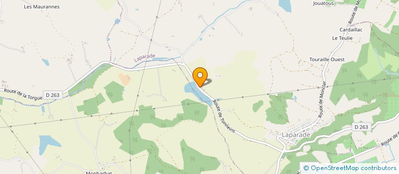 localisation de l'entreprise MADAME CAROLINE HABI  LAPARADE