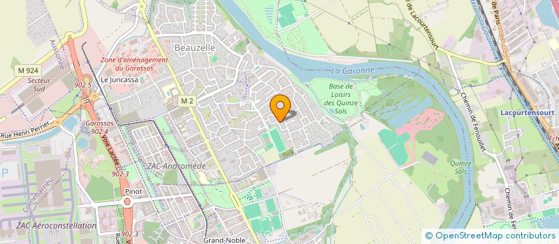 localisation de l'entreprise MADAME CAROLINE HACHON  BEAUZELLE