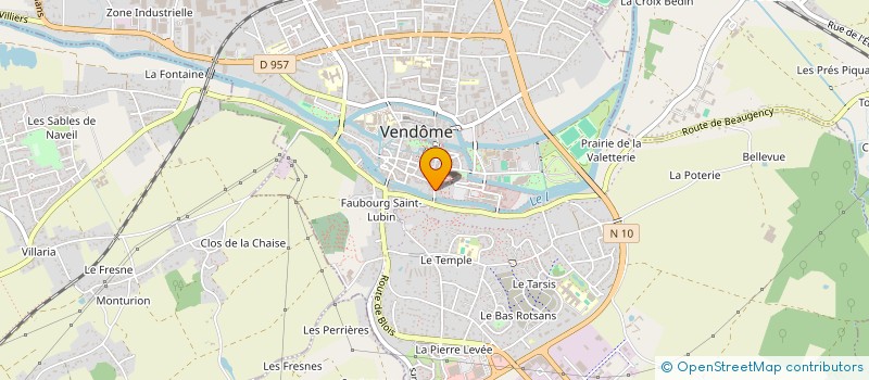 localisation de l'entreprise MADAME CAROLINE HACQUIN  VENDOME