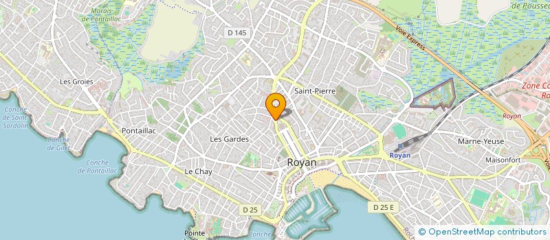 localisation de l'entreprise MADAME CAROLINE HAINEAUX  ROYAN