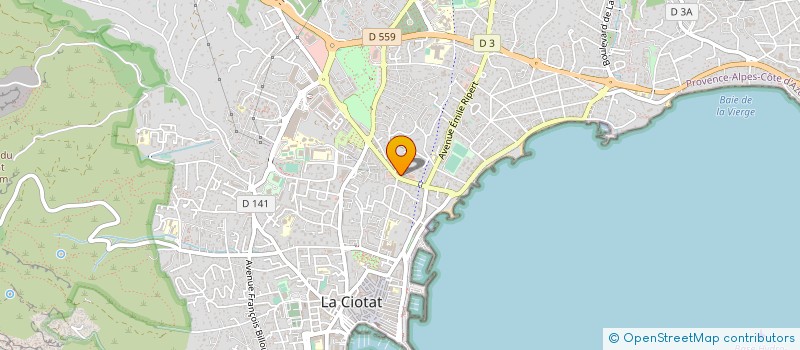 localisation de l'entreprise MADAME CAROLINE HAMEL  LA CIOTAT