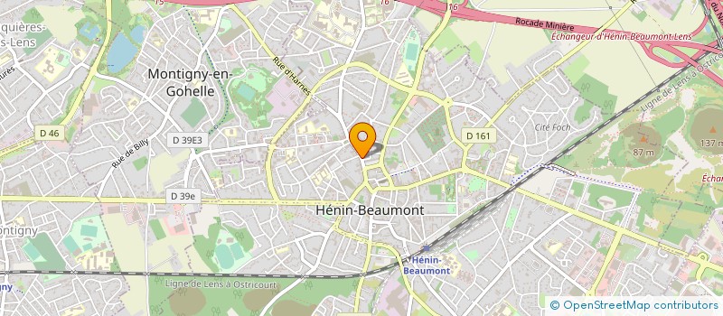localisation de l'entreprise MADAME CAROLINE HANCART à HENIN-BEAUMONT