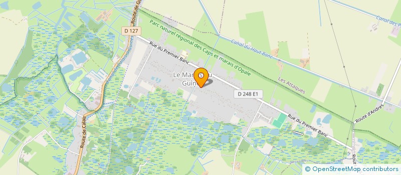 localisation de l'entreprise MADAME CAROLINE HANNEQUIN  GUINES