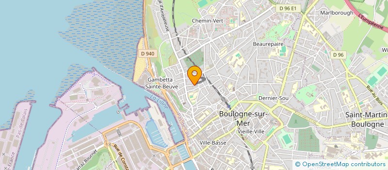 localisation de l'entreprise MADAME CAROLINE HANQUEZ  BOULOGNE-SUR-MER