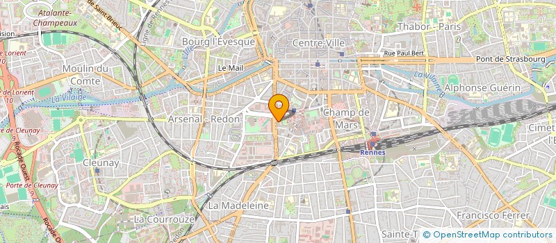 localisation de l'entreprise MADAME CAROLINE HARDOUIN  RENNES