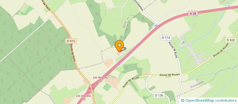 localisation de l'entreprise MADAME CAROLINE HAUTCOEUR  ESCLAVELLES