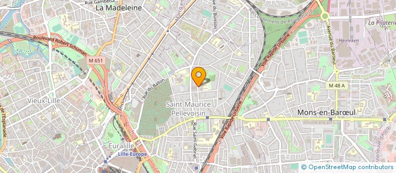 localisation de l'entreprise MADAME CAROLINE HEBBINCKUYS à LILLE