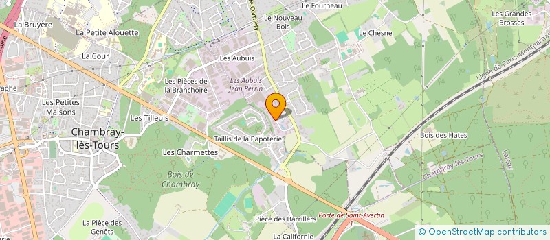 localisation de l'entreprise MADAME CAROLINE HEDEIN  SAINT-AVERTIN