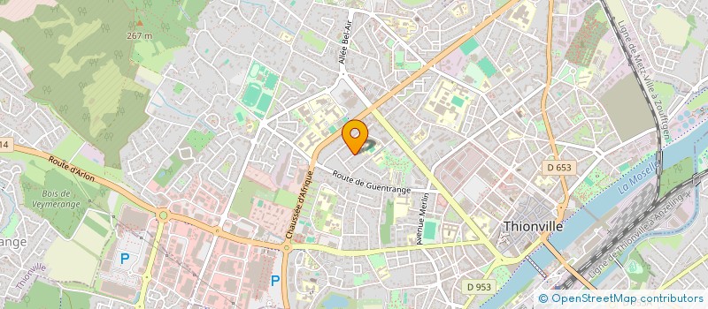 localisation de l'entreprise MADAME CAROLINE HEIN  THIONVILLE