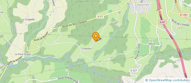 localisation de l'entreprise MADAME CAROLINE HEISCH  COPPONEX