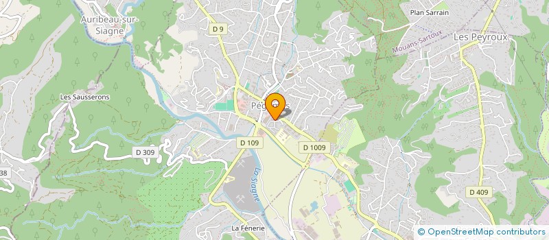 localisation de l'entreprise MADAME CAROLINE HELLER  PEGOMAS