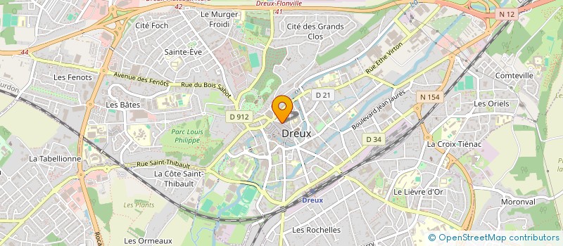 localisation de l'entreprise MADAME CAROLINE HENRY à DREUX
