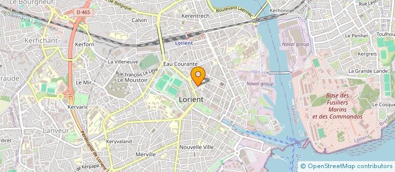 localisation de l'entreprise MADAME CAROLINE HENRY  LORIENT