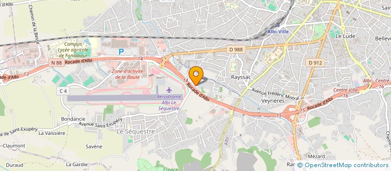 localisation de l'entreprise MADAME CAROLINE HERAL  LE SEQUESTRE