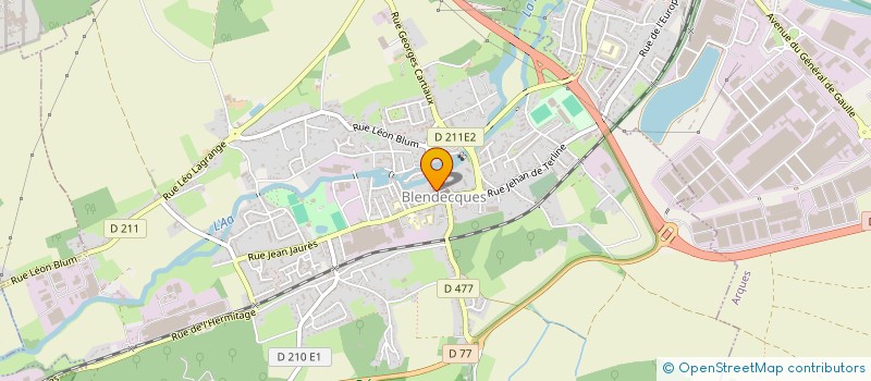 localisation de l'entreprise MADAME CAROLINE HERAULT  BLENDECQUES