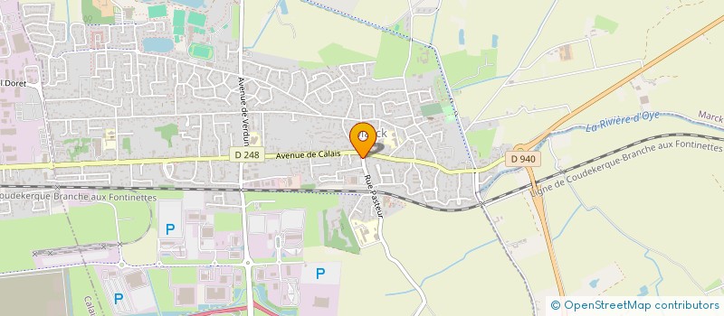 localisation de l'entreprise MADAME CAROLINE HERMANT  CALAIS