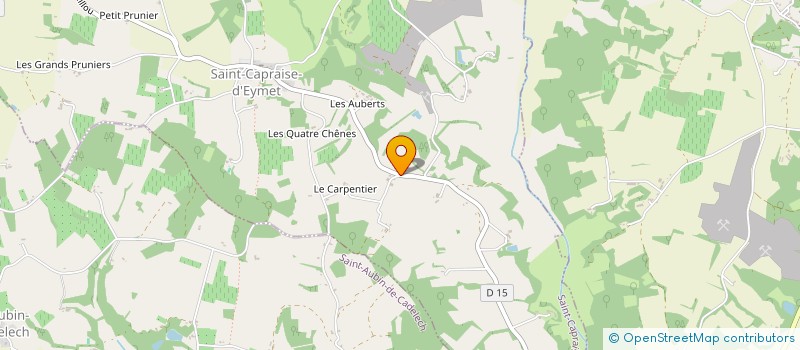 localisation de l'entreprise MADAME CAROLINE HERPIN  SAINT-CAPRAISE-D'EYMET