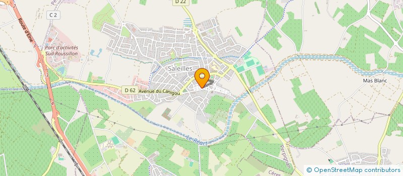 localisation de l'entreprise MADAME CAROLINE HERRERO  SALEILLES