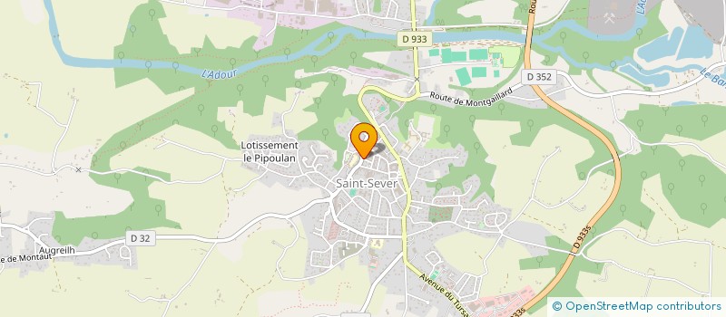 localisation de l'entreprise MADAME CAROLINE HEURTEUR  SAINT-SEVER