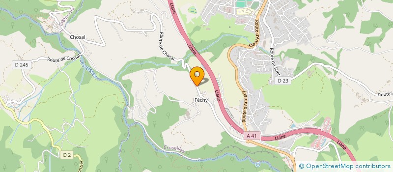 localisation de l'entreprise MADAME CAROLINE HEUZEY  CRUSEILLES