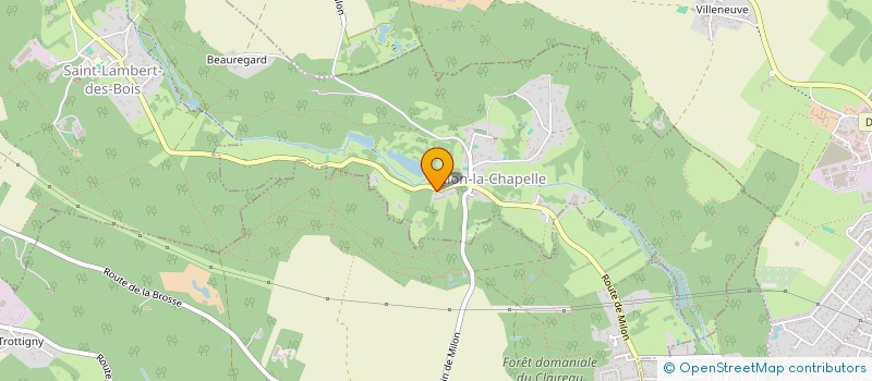 localisation de l'entreprise MADAME CAROLINE HEVIK  MILON-LA-CHAPELLE