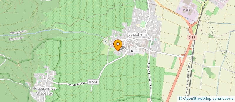 localisation de l'entreprise MADAME CAROLINE HEYBERGER  OBERMORSCHWIHR