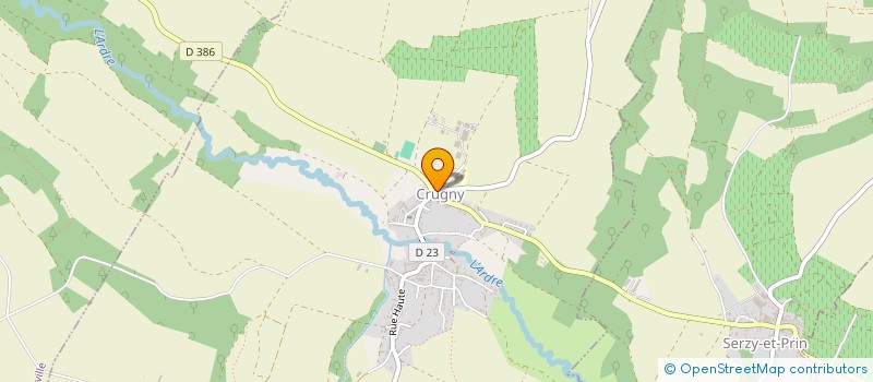 localisation de l'entreprise MADAME CAROLINE HOCHSTRASSER  CRUGNY