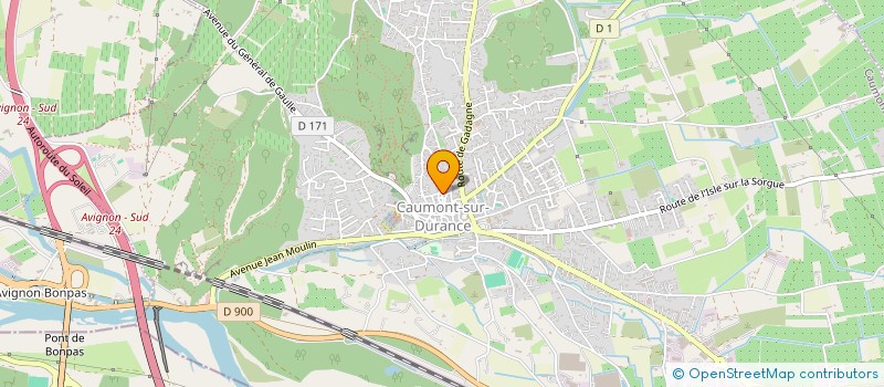 localisation de l'entreprise MADAME CAROLINE HODEBOURG à CAUMONT-SUR-DURANCE