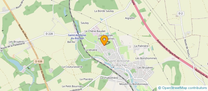 localisation de l'entreprise MADAME CAROLINE HOFFMANN  SAINT-ANTOINE-DU-ROCHER