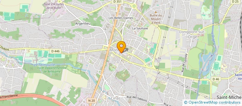 localisation de l'entreprise MADAME CAROLINE HOGUET  MONTLHERY