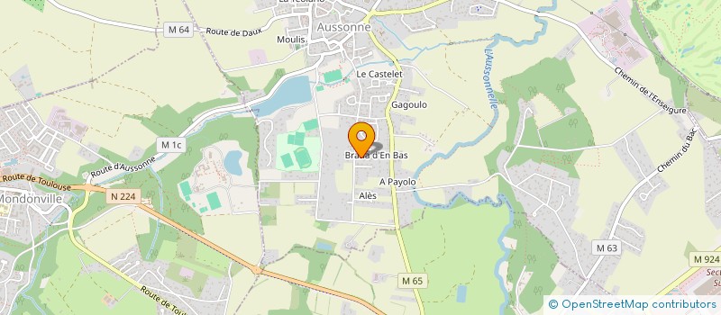 localisation de l'entreprise MADAME CAROLINE HOHMANN à AUSSONNE