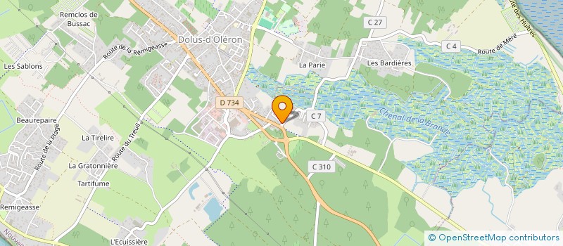 localisation de l'entreprise MADAME CAROLINE HOUDAYER  DOLUS-D'OLERON