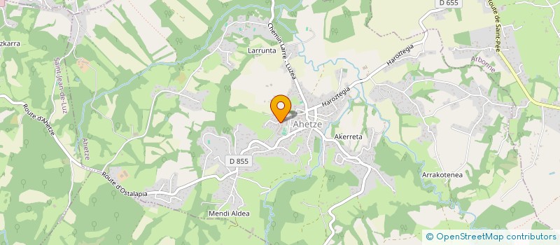 localisation de l'entreprise MADAME CAROLINE HOUE  AHETZE