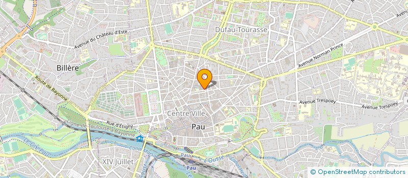localisation de l'entreprise MADAME CAROLINE HOUZELOT à PAU