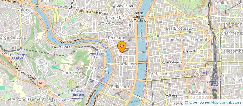 localisation de l'entreprise MADAME CAROLINE HUE à LYON